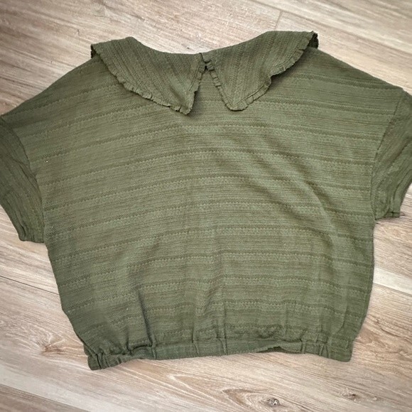 Madewell Button Down Knit Top L - Picture 3 of 8